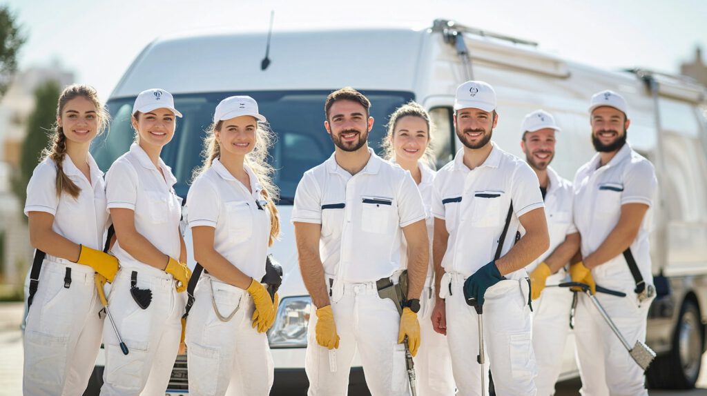 group of happy employes