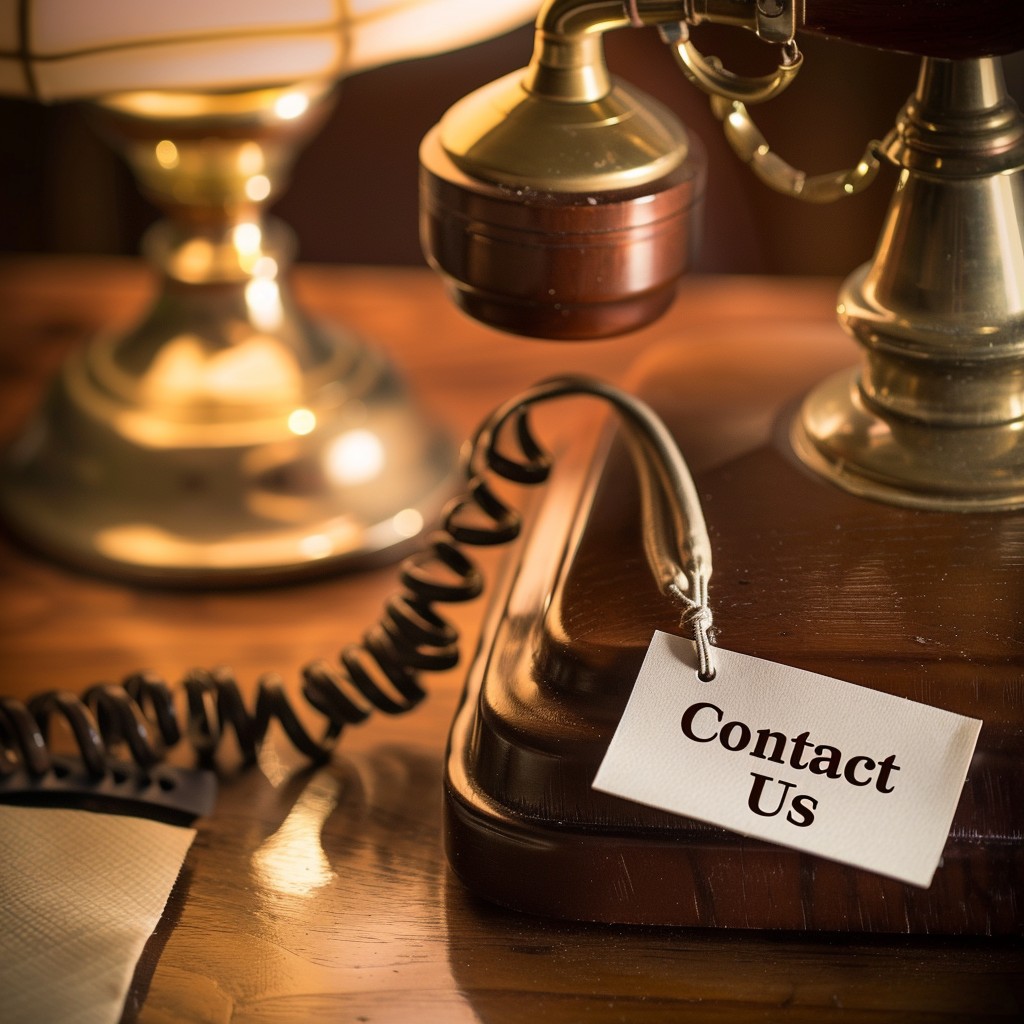 phone with contact us